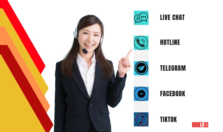 Đội ngũ CSKH tại HDBET qua nhiều kênh