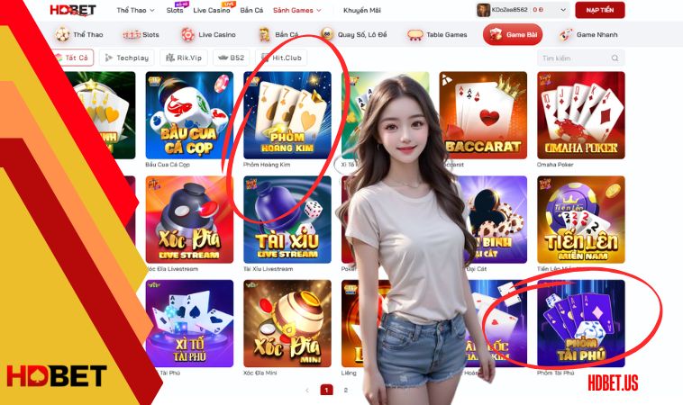 Phỏm - game hay không nên bỏ lỡ