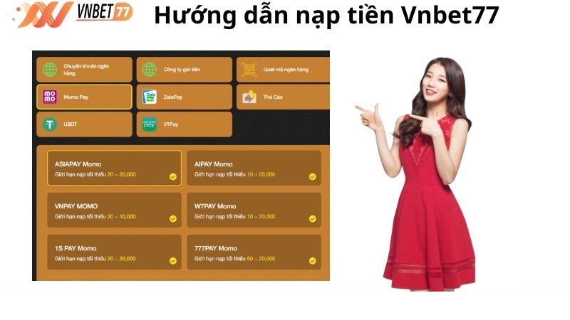 Nạp tiền Vnbet77 bằng Viettel Pay